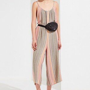 UO Shapeless‎ Gauzy Striped Jumpsuit
